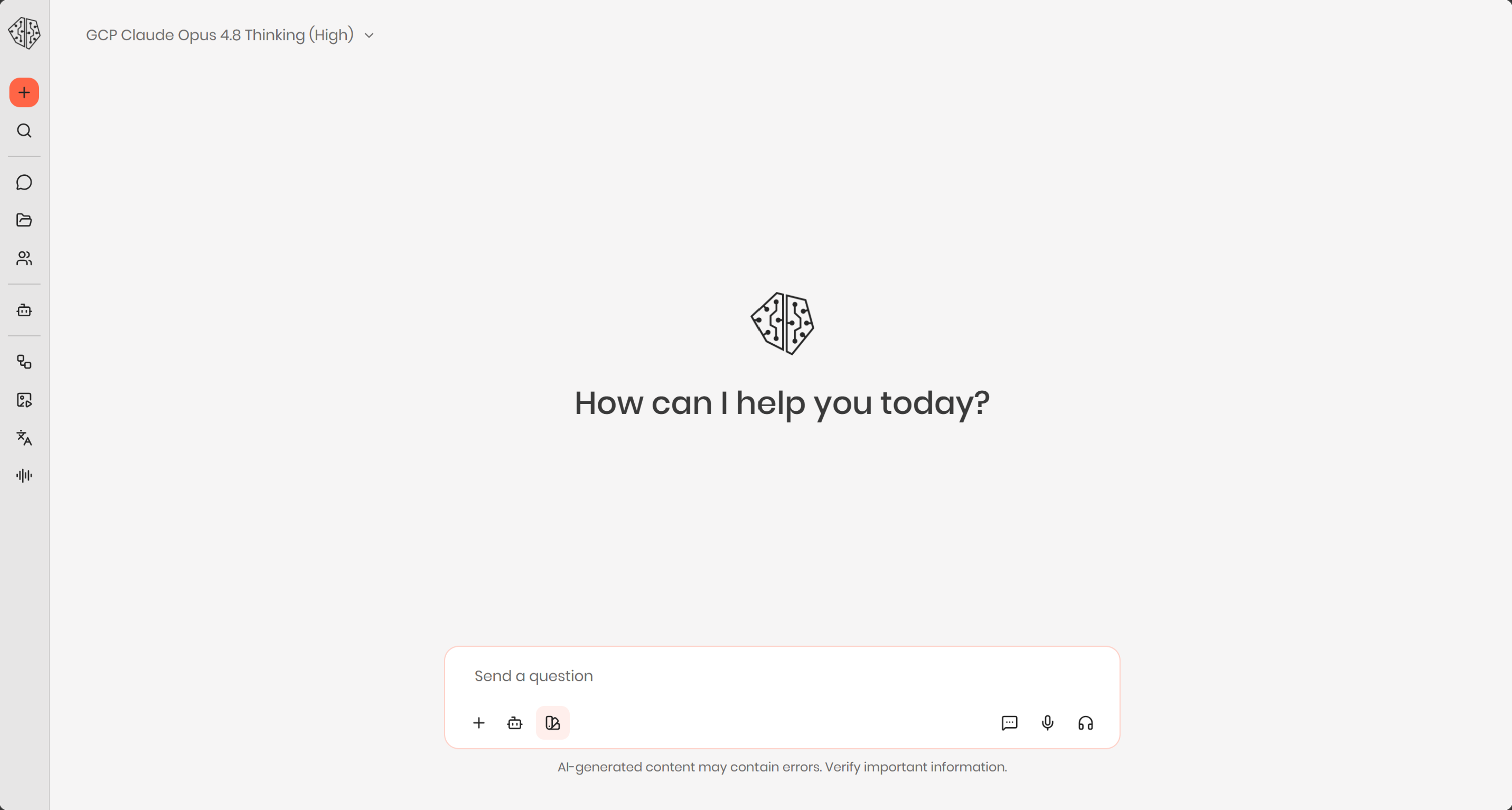 plugnpl.ai chat interface with sidebar navigation and suggestion cards