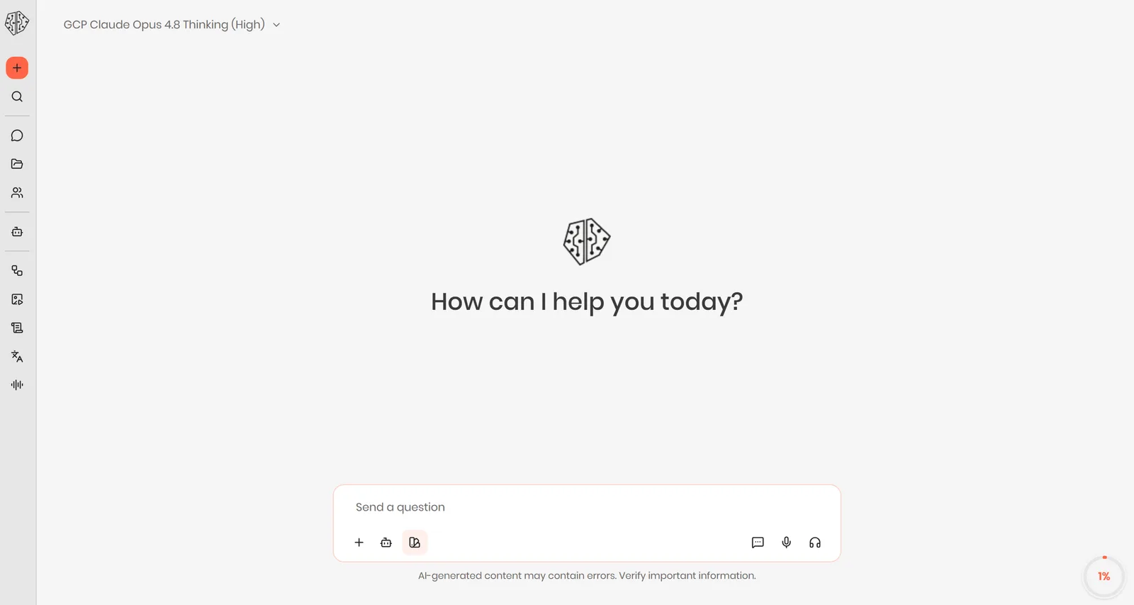 plugnpl.ai chat interface with sidebar navigation and suggestion cards